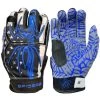 2022 Spiderz HYBRID Batting Gloves: Blue Line -Baseball Discounts Shop 2020BlueLine