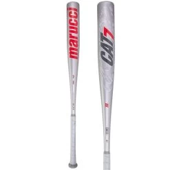 Marucci CAT 7 Silver (-3) BBCOR Baseball Bat: MCBC72S