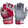 2022 Spiderz PRO Model Batting Gloves: Red/White -Baseball Discounts Shop 2022SpiderzPRO Red White