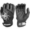 2023 Spiderz Pro Model Batting Gloves: Black/White -Baseball Discounts Shop 2023SpiderzProModelBattingGloves Black White Title