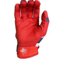 2023 Spiderz Pro Model Batting Gloves: White/Red/Navy -Baseball Discounts Shop 2023SpiderzProModelBattingGloves White Red Navy2023SpiderzProModelBattingGloves White Red Navy 2
