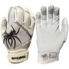 2023 Spiderz Pro Model Batting Gloves: White/Black/Silver 1 2023 Spiderz Pro Model Batting Gloves: White/Black/Silver -Baseball Discounts Shop 2023SpiderzProModelBattingGloves White Title