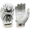 2022 Spiderz ENDITE Batting Gloves: White And Black