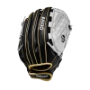 Wilson A500 SIREN 12.5" Fastpitch Softball Glove: WTA05RF20125 -Baseball Discounts Shop A05RF2025 0 Siren 125 Black White MetallicGold Back