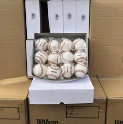 Wilson A1010S Blem Baseballs: One Case (10 Dozen) -Baseball Discounts Shop A1010s Box
