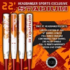 2022 DeMarini Stadium 12" USSSA Slowpitch Softball Bat: WTDXSTU-22 -Baseball Discounts Shop DeMarini Stadium STU 22 Red Orange 1200x1200 b83cb472 7006 47d9 a10d a9a3f1f5be64