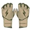 Bruce Bolt Premium Pro Military Series Long Cuff Batting Gloves: Beige 1 Bruce Bolt Premium Pro Military Series Long Cuff Batting Gloves: Beige -Baseball Discounts Shop IMG 0880