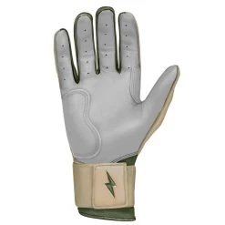 Bruce Bolt Premium Pro Military Series Long Cuff Batting Gloves: Beige -Baseball Discounts Shop IMG 0883