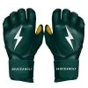 Bruce Bolt PREMIUM PRO Long Cuff Batting Gloves: Green -Baseball Discounts Shop LC GRNG HERO