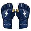 Bruce Bolt PREMIUM PRO Long Cuff Batting Gloves: Navy -Baseball Discounts Shop LC NVYG HERO