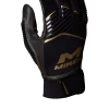 Miken Softball MK7X Adult Black And Gold Batting Gloves: MBGGLD-BLK -Baseball Discounts Shop MBGGLDblack1