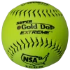 Worth 12" Super Gold Dot NSA Slowpitch Softballs (Dozen): NI12CY
