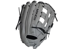 Miken Pro Series 14" Slow Pitch Fielding Glove - White/Navy: PRO140WN