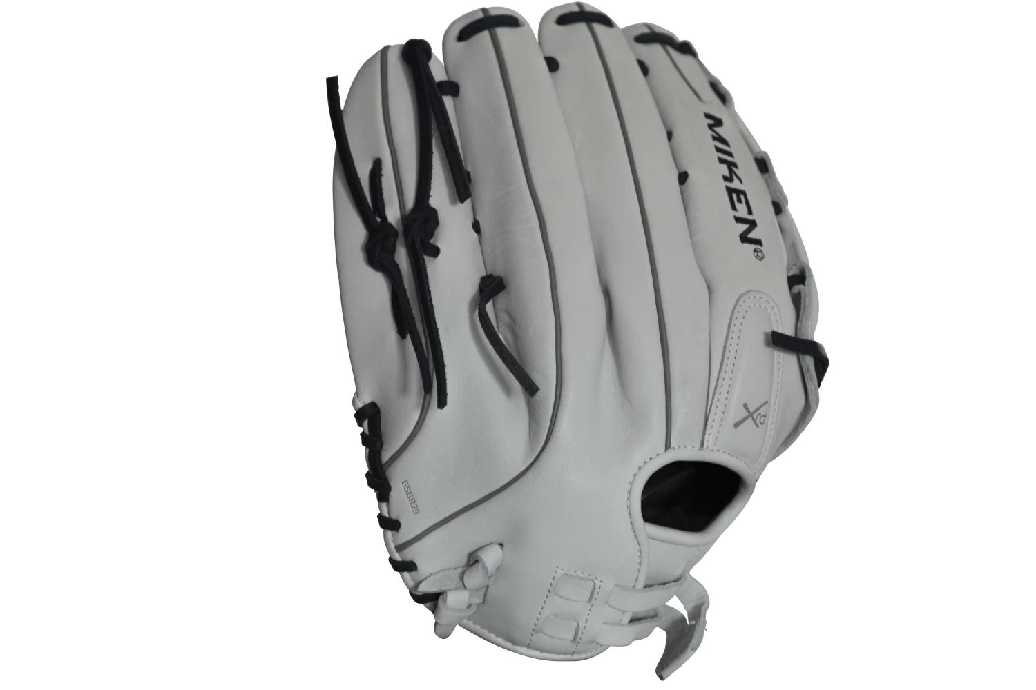 Miken Pro Series 14" Slow Pitch Fielding Glove - White/Navy: PRO140WN 4 Miken Pro Series 14" Slow Pitch Fielding Glove - White/Navy: PRO140WN - Image 2