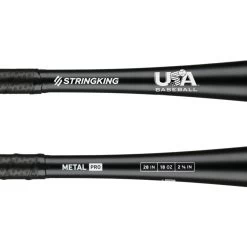StringKing Metal PRO (-10) USA Baseball Bat: SKUSMP10 -Baseball Discounts Shop StringKing Baseball Metal Pro USABat Bat 28 Inch Close Up base 2x