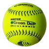 Worth 11" USSSA Super Green Dot Classic W Composite Softballs (Dozen): UC11CY