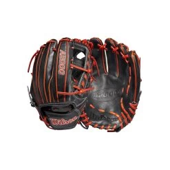 2022 Wilson A2000 1716 11.5" Infield Baseball Glove: WTA20RB221716 -Baseball Discounts Shop WBW100389 8 A2000 Leather 1716 IF 115 Black Copper.png.cq5dam.web .1200.1200