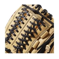 2022 Wilson A2000 D33 11.75" Pitcher's Baseball Glove: WTA20RB22D33 -Baseball Discounts Shop WBW100393 4 A2000 Leather D33 1175 Blonde Black.png.cq5dam.web .1200.1200
