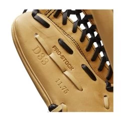 2022 Wilson A2000 D33 11.75" Pitcher's Baseball Glove: WTA20RB22D33 -Baseball Discounts Shop WBW100393 6 A2000 Leather D33 1175 Blonde Black.png.cq5dam.web .1200.1200