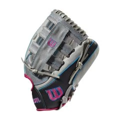 Wilson A2000 SCSP13SS 13" Slowpitch Softball Fielding Glove: WBW10040213 -Baseball Discounts Shop WBW100402 2 A2000 SP13 SC 13 GreyDimpled GreySS BlackSS.png.cq5dam.web .1200.1200