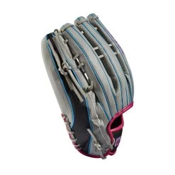 Wilson A2000 SCSP13SS 13" Slowpitch Softball Fielding Glove: WBW10040213 -Baseball Discounts Shop WBW100402 3 A2000 SP13 SC 13 GreyDimpled GreySS BlackSS.png.cq5dam.web .1200.1200