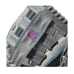 Wilson A2000 SCSP13SS 13" Slowpitch Softball Fielding Glove: WBW10040213 -Baseball Discounts Shop WBW100402 4 A2000 SP13 SC 13 GreyDimpled GreySS BlackSS.png.cq5dam.web .1200.1200
