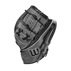 2023 Wilson A2K SC1787SS 11.75" Infield Baseball Glove: WBW1008921175 -Baseball Discounts Shop WBW100892 2 A2K IF 1787SC 1175 BlackSS GreyDimple Grey.png.cq5dam.web .1200.1200