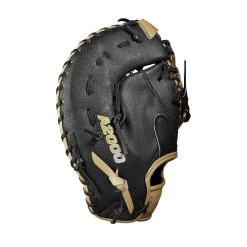 2023 Wilson A2000 1679 Super Skin 12.5" Baseball First Base Mitt: WBW100979125 -Baseball Discounts Shop WBW100979 3 A2000 1B 1679SS 125 Black BlackSS Blonde.png.cq5dam.web .1200.1200
