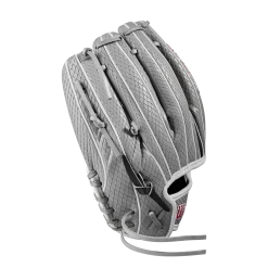 2023 Wilson A2000 FP75SS 11.75" Infield Fastpitch Glove: WBW1009911175 -Baseball Discounts Shop WBW100991 3 A2000 FP FP75SS 1175 GreySnakeSS Black Red