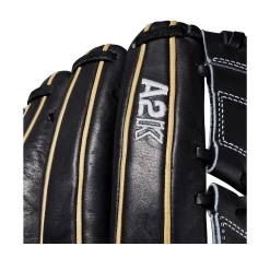 2020 Wilson A2K 12" Pitchers Baseball Glove: WTA2KRB20B2 -Baseball Discounts Shop WTA2KRB20B2 5 A2K Pitcher B212 12 Black Blonde Alt 04