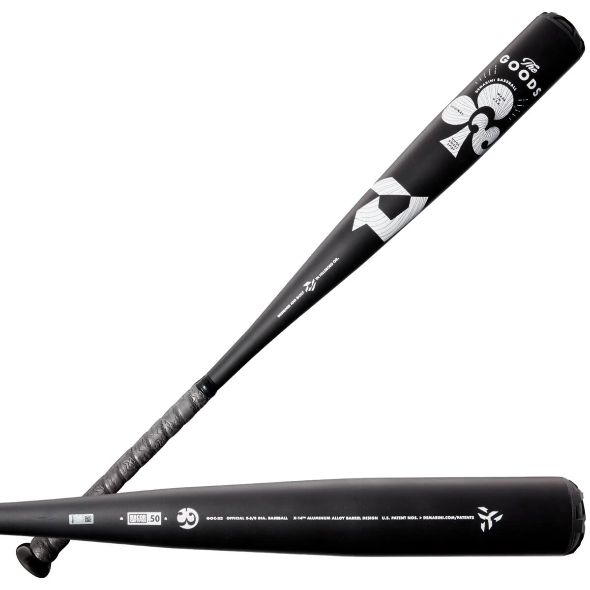 2022 DeMarini The Goods One Piece (-3) BBCOR Baseball Bat: WTDXGOC-22 4 2022 DeMarini The Goods One Piece (-3) BBCOR Baseball Bat: WTDXGOC-22 - Image 2