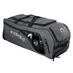 Evoshield Stone Wall Wheeled Bag (Multiple Colors): WTV9400 23 Evoshield Stone Wall Wheeled Bag (Multiple Colors): WTV9400 -Baseball Discounts Shop WTV9400GY 6 Evoshield Stonewall Wheeled Bag Catcher Pocket a.png.cq5dam.web .1200.1200
