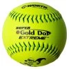 Worth 12" Super Gold Dot ISA Slowpitch Softballs (Dozen): IS44CY 1 Worth 12" Super Gold Dot ISA Slowpitch Softballs (Dozen): IS44CY -Baseball Discounts Shop Worth ISA IS44CY Softballs