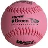 Worth Pink 11" WSL Super Green Dot 47/400 Slowpitch Softballs (Dozen): WPS11WSLC -Baseball Discounts Shop Worth WSL Slowpitch Pink Ball WPS11WSLC