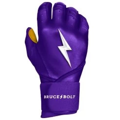 Bruce Bolt PREMIUM PRO Long Cuff Batting Gloves: Purple 10 Bruce Bolt PREMIUM PRO Long Cuff Batting Gloves: Purple -Baseball Discounts Shop premium pro long cuff batting gloves purple brucebolt 291804