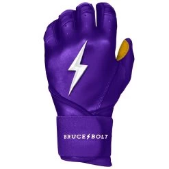 Bruce Bolt PREMIUM PRO Long Cuff Batting Gloves: Purple 11 Bruce Bolt PREMIUM PRO Long Cuff Batting Gloves: Purple -Baseball Discounts Shop premium pro long cuff batting gloves purple brucebolt 452803