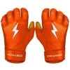 Bruce Bolt PREMIUM PRO Short Cuff Batting Gloves: Orange 1 Bruce Bolt PREMIUM PRO Short Cuff Batting Gloves: Orange -Baseball Discounts Shop premium pro short cuff batting gloves orange brucebolt 362485